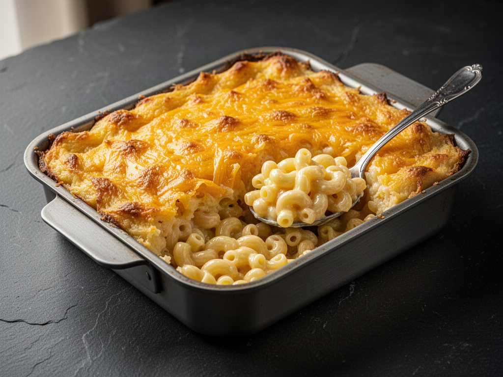 Illustration of Baked Macaroni & Cheese
