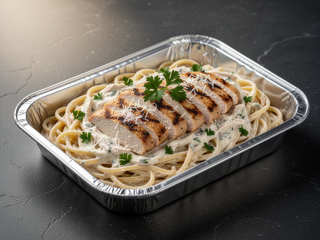 Illustration of Chicken Alfredo